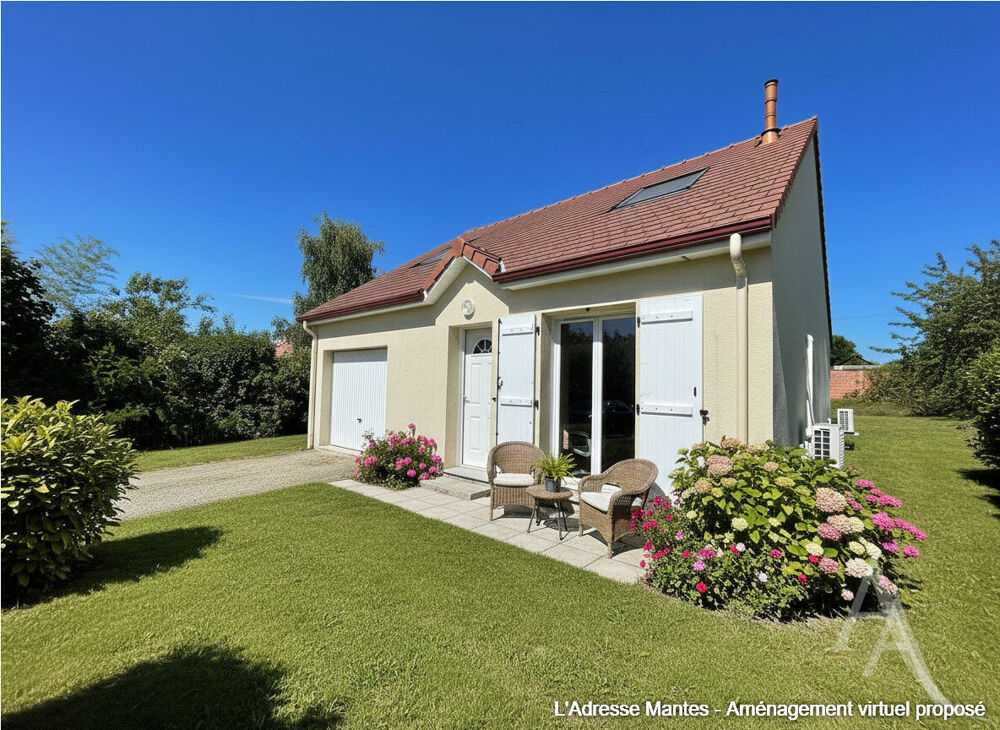 Maison 4 pièces, 3 chambres, jardin, garage, Limetz-Villez, maison de 2019
