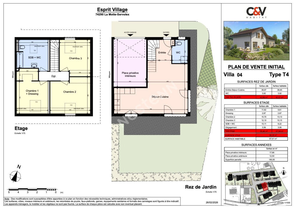 Vente Appartement Maison 4 pièces - La Motte-Servolex La motte servolex
