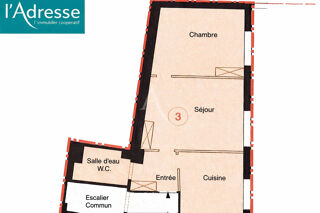  Appartement � vendre 2 pi�ces 41 m�