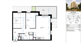  Appartement à vendre 3 pièces 59 m²