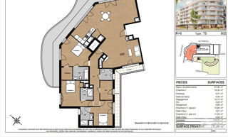  Appartement  vendre 5 pices 146 m