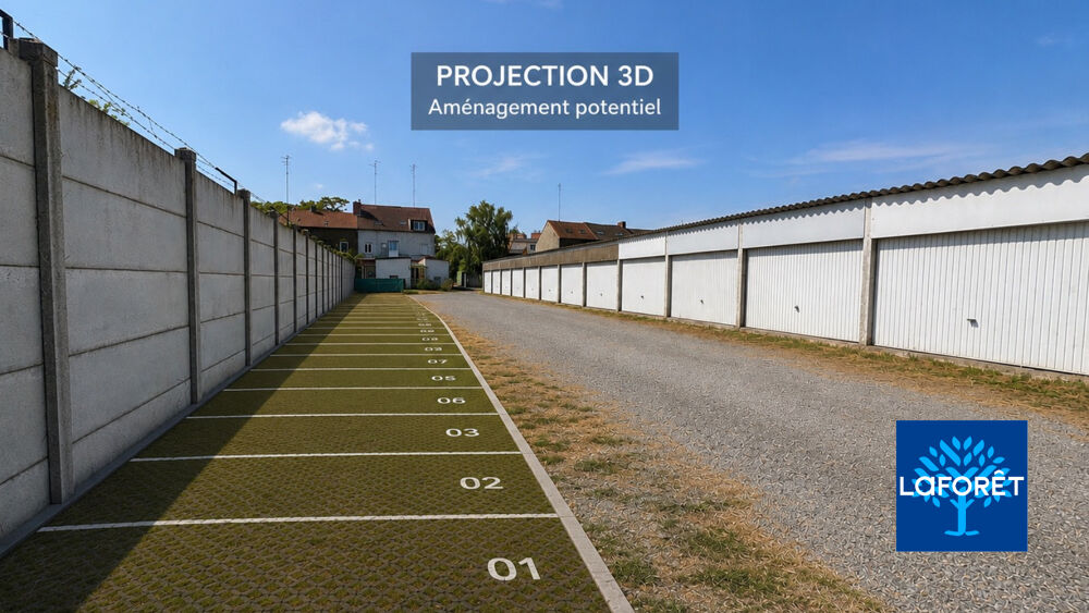 Vente Parking/Garage Ensemble immobilier de 19 garages sur 1 181 m² Bruay sur l escaut