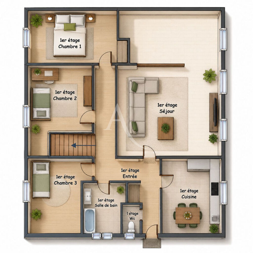 Vente Maison Maison T5 -122m² + 2 grands garages 96M² Cornebarrieu