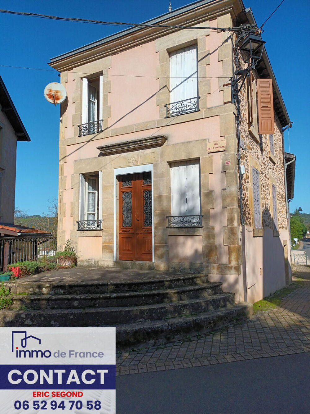 Vente Maison Vallée du Lot- Ensemble immobilier 2 Maisons avec grange en pierre. Flagnac