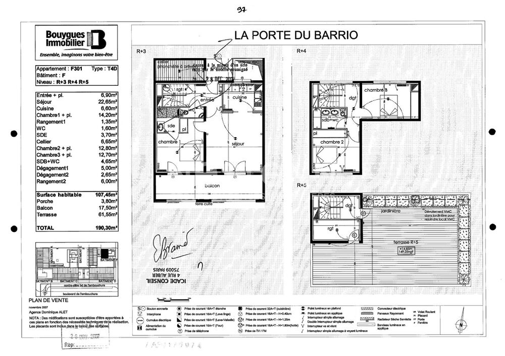 Location Appartement Toulouse 31200 Sans frais d'agence Métro canal du Midi/ embouchure Beau T4 Récent Duplex de 106.10m² avec 3 belles terrasses , d Toulouse