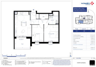  Appartement � vendre 3 pi�ces 56 m�