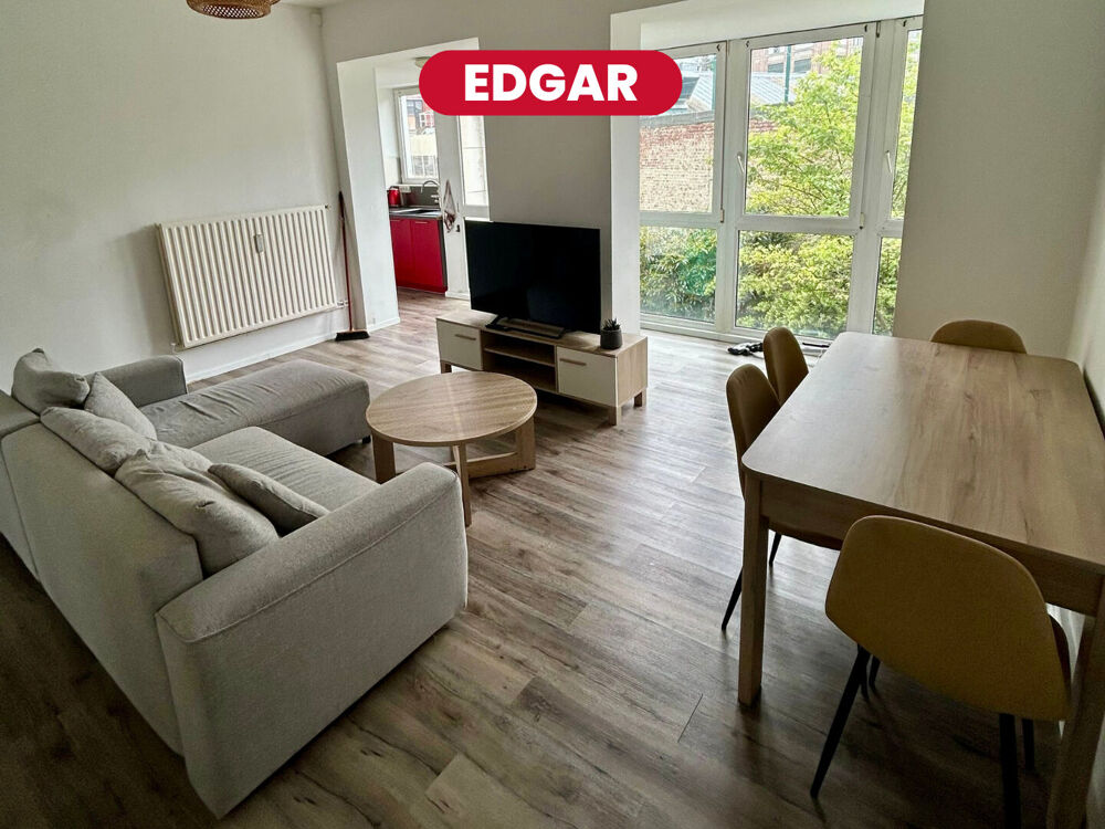 Edgar - Appartement 3 pièces 60 m2 + cave - Lille Sud