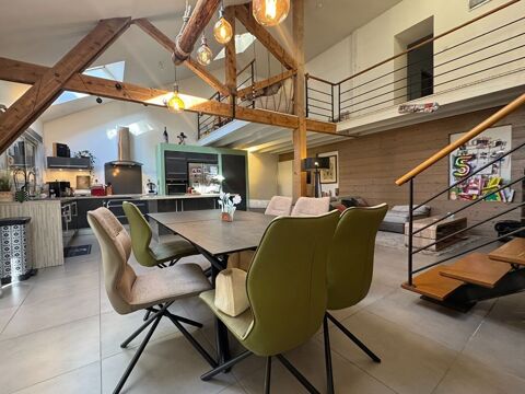   LOFT D'EXCEPTION DE 114M2 EN DUPLEX LA SAULCE Appartement - 4 pice(s) - 115 m