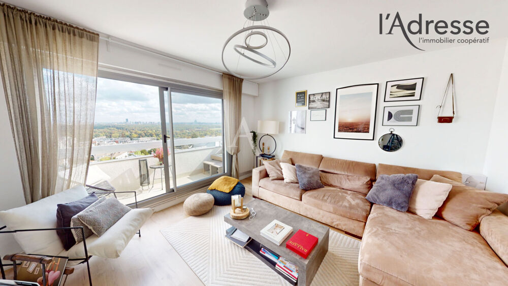 Vente Appartement Suresnes Mont Valerien - Appartement 3 pièces de 63m² avec balcon 5m² vue Paris Suresnes