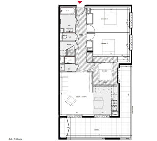  Appartement  vendre 4 pices 86 m