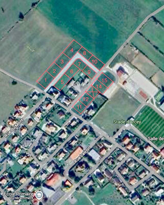  Terrain  vendre 698 m