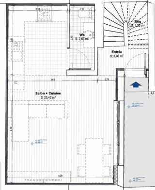  Appartement à vendre 3 pièces 60 m²