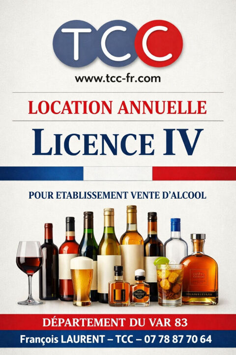Location licence IV, Var 83 5040 83000 Toulon