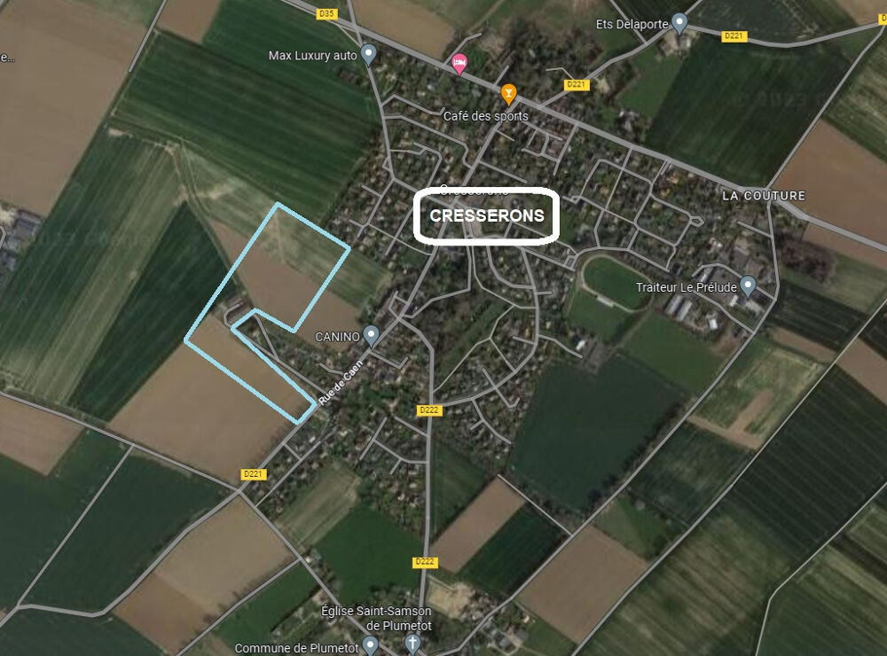 Vente Terrain TERRAIN A BATIR CRESSERONS -  Lot 389 - 437 m2 Cresserons
