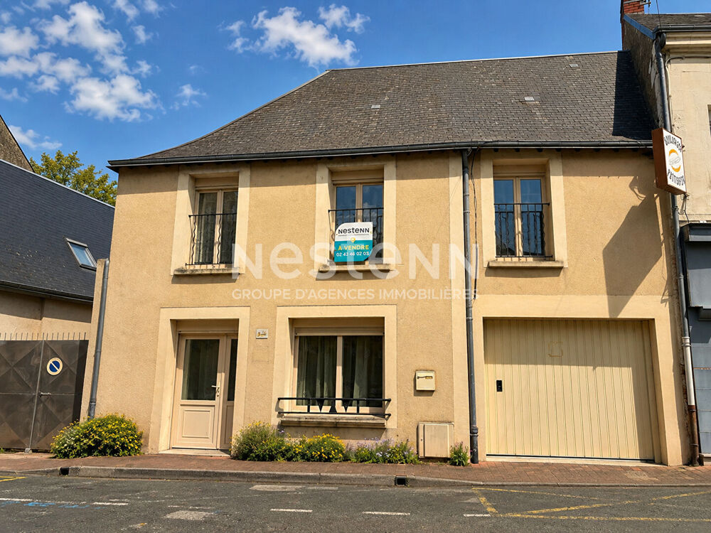Maison de caractère 154 m² ? Double habitation possible ? Cour sans vis-à-vis ? Hyper-centre de Château-du-Loir