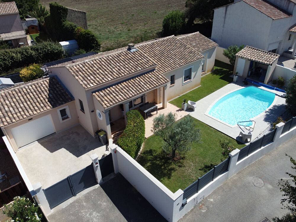 Vente Maison Saint-Laurent-des-Arbres ? Villa de plain-pied 136 m² ? 3 chambres ? Piscine ? Garage Saint laurent des arbres