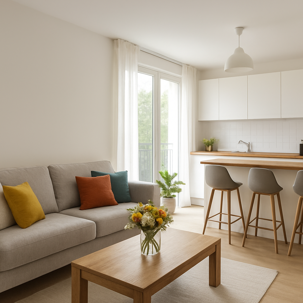 Appartement 2 pièces de 45 m2 (Compiègne)