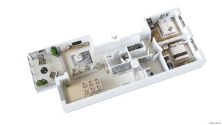  Appartement  vendre 3 pices 73 m