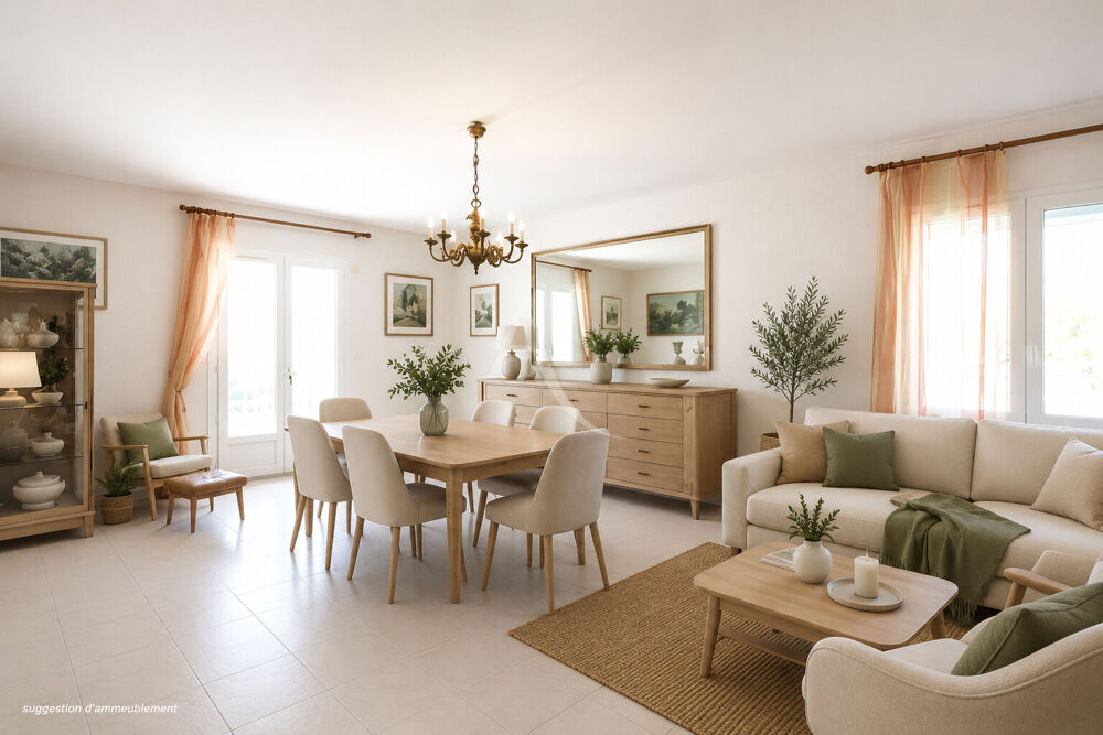 Carqueiranne Belle villa avec espace de vie de plain pied au Calme