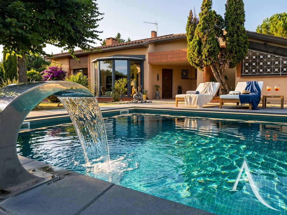 Vente Maison Maison d'architecte Saint Hilaire 5 pièce(s) 170 m2 avec garage et piscine Saint hilaire