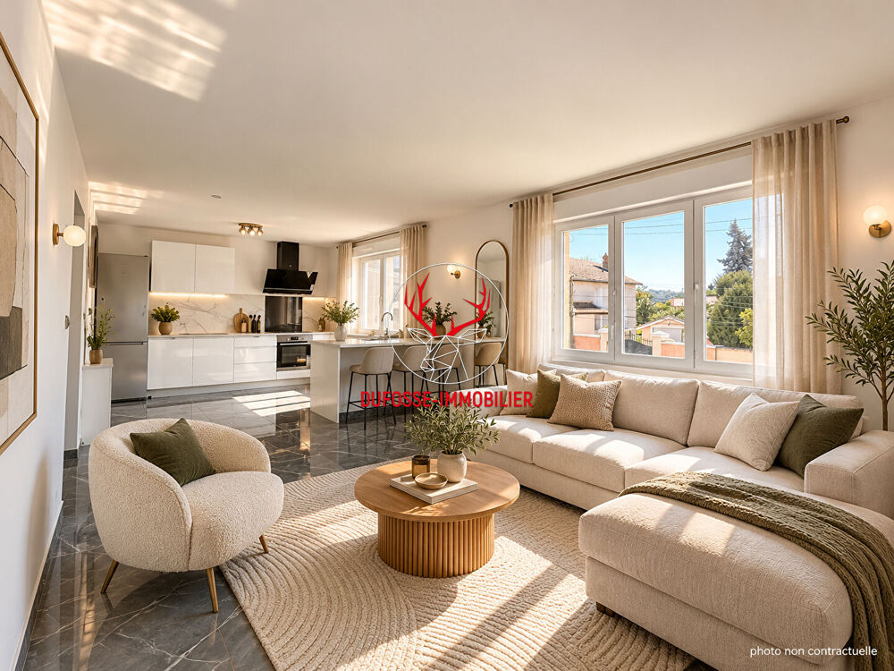 Vente Appartement FEYZIN LES RAZES : T4 94 m² - 3 CHAMBRES et GRANDE PIÈCE DE VIE - PETITE COPROPRIÉTÉ - FAIBLES CHARGES Feyzin