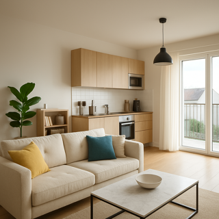  Appartement à vendre 2 pièces 46 m²