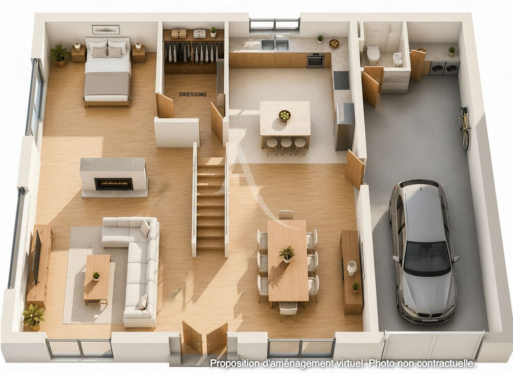 Vente Maison Maison à aménager à Favières - Construction récente avec fort potentiel - 4 chambres possibles ? Garage Favieres