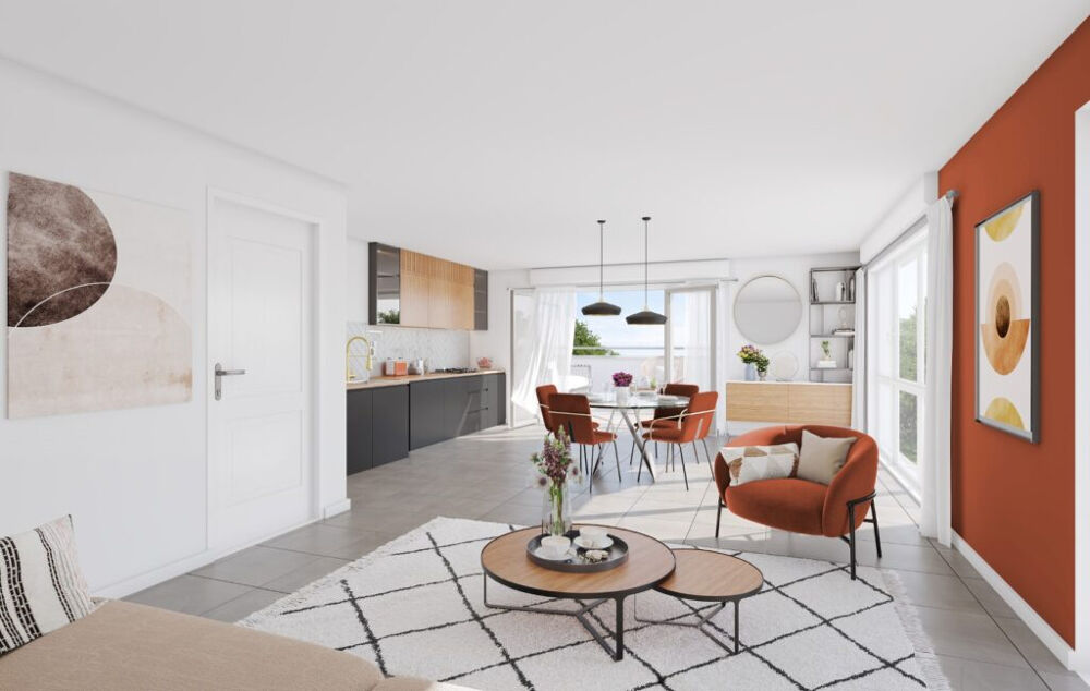 Appartement T4 90m² avec terrasse de 19m²