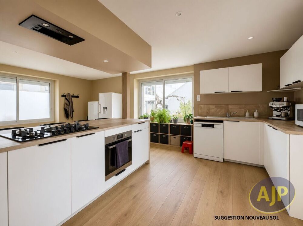 Maison avec garage, 3 chambres et 1 bureau !