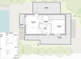  Terrain  vendre 385 m