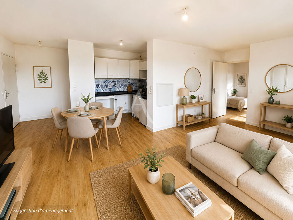 Appartement Nantes 2 pièces 43 m2 - Recteur Schmitt - terrasse - stationnement sécurisé