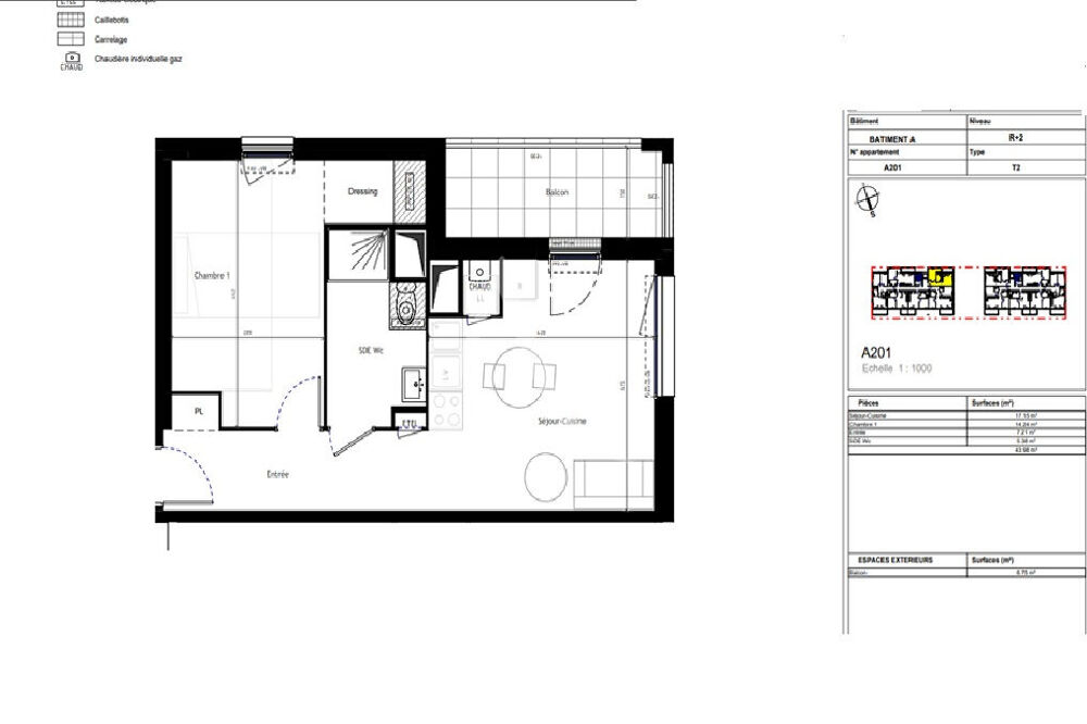 Appartement T2 avec balcon en plein coeur de la ville