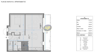  Appartement � vendre 2 pi�ces 54 m�