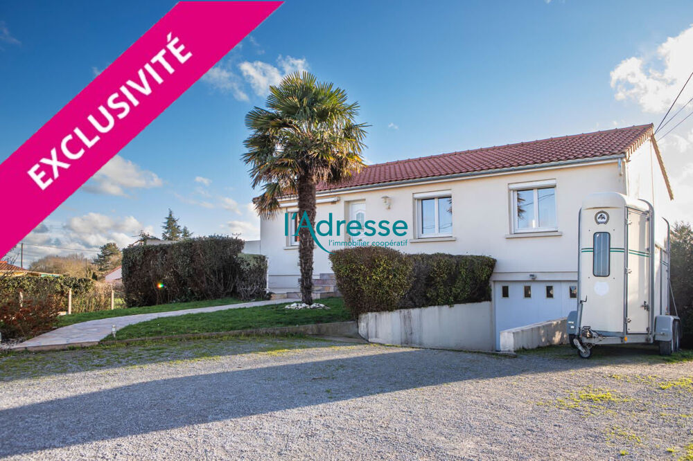 Maison sur sous-sol avec 1800 m² de terrain