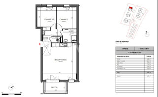  Appartement � vendre 3 pi�ces 63 m�