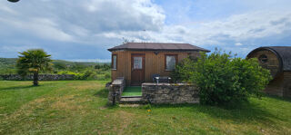 Vente Maison Ensemble immobilier en pierre avec gîte, maison principale, roulottes et piscine près de Cajarc Salvagnac cajarc