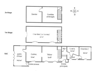  Maison � vendre 5 pi�ces 90 m�