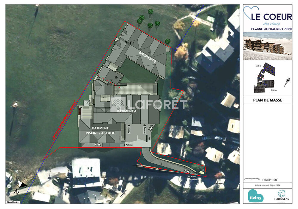 À vendre : Appartement 4 pièces avec vue montagne à La Plagne Tarentaise