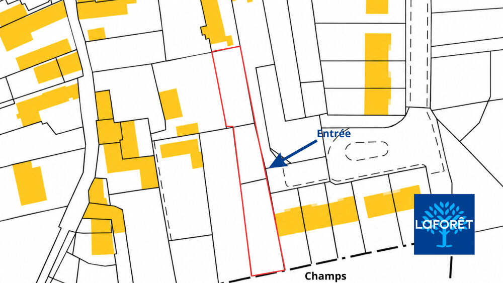 Vente Terrain Terrain constructible 750 m²  Projet de plusieurs maisons ou belle longère  Saultain Saultain