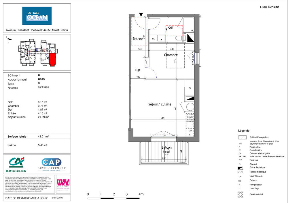 Vente Appartement SAINT BREVIN L'OCEAN St brevin les pins