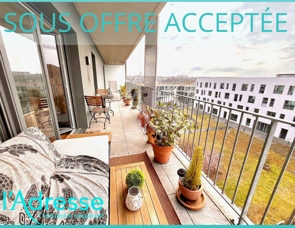 Appartement Metz gare F3 avec terrasse et parking