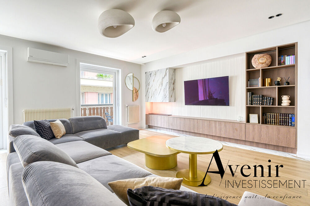 Appartement climatisé T5 165m2 - 4 chambres - Balcons - Lyon 6ème