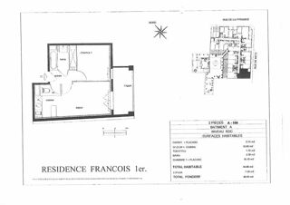  Appartement à louer 2 pièces 35 m²