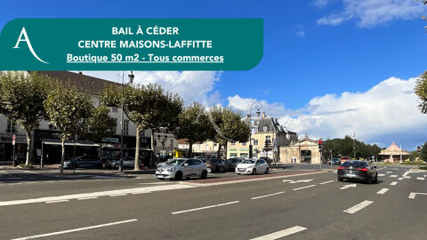 Cession de bail centre Maisons-Laffitte - Tous commerces 50 m2 80000 78600 Maisons laffitte