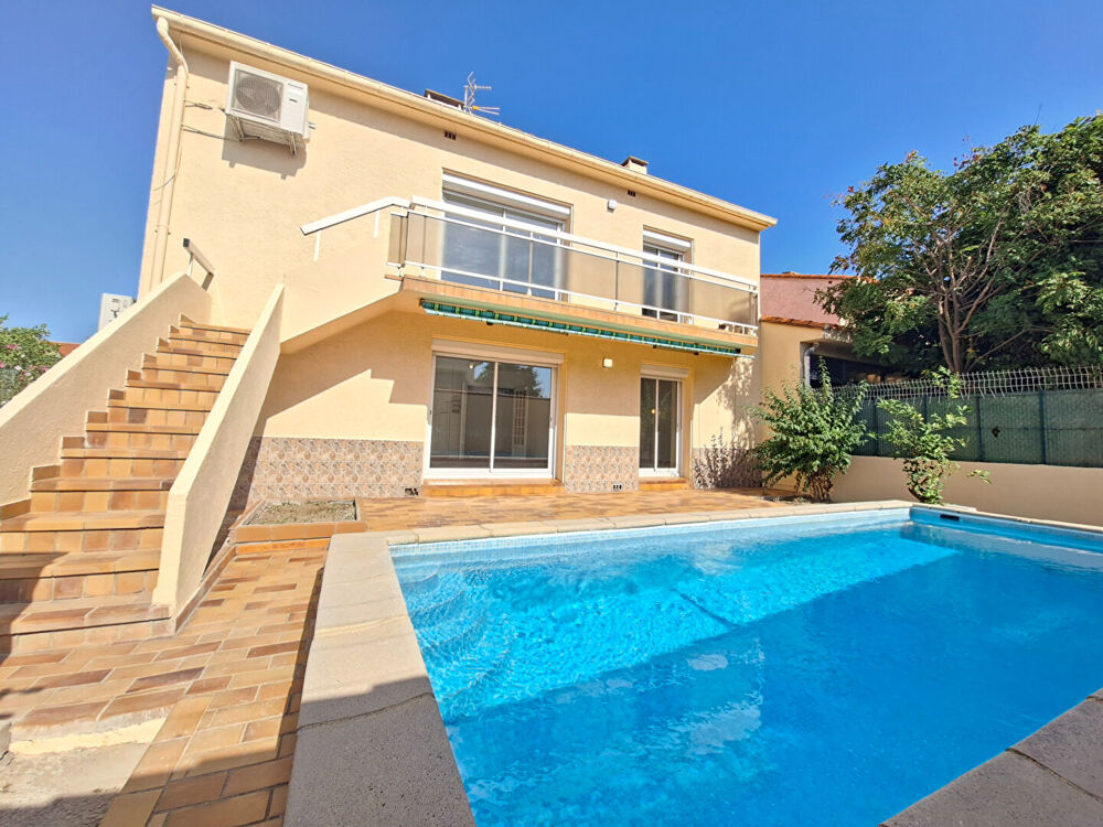 Vente Maison Perpignan SUD Villa 3 faces composée de 2 T4 entièrements rénovés Perpignan