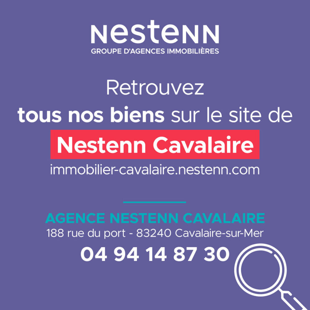 Vente Appartement Appartement atypique à Cavalaire-sur-mer 2 pièce(s) 37.66 m2avec grand jardin privatif et terrasse, dans une petite copropriété Cavalaire sur mer