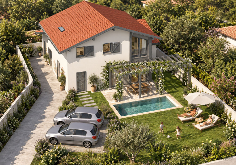 Vente Maison Maison Arbonne 6 pièces de 151 m2 aux portes de Biarritz. Arbonne