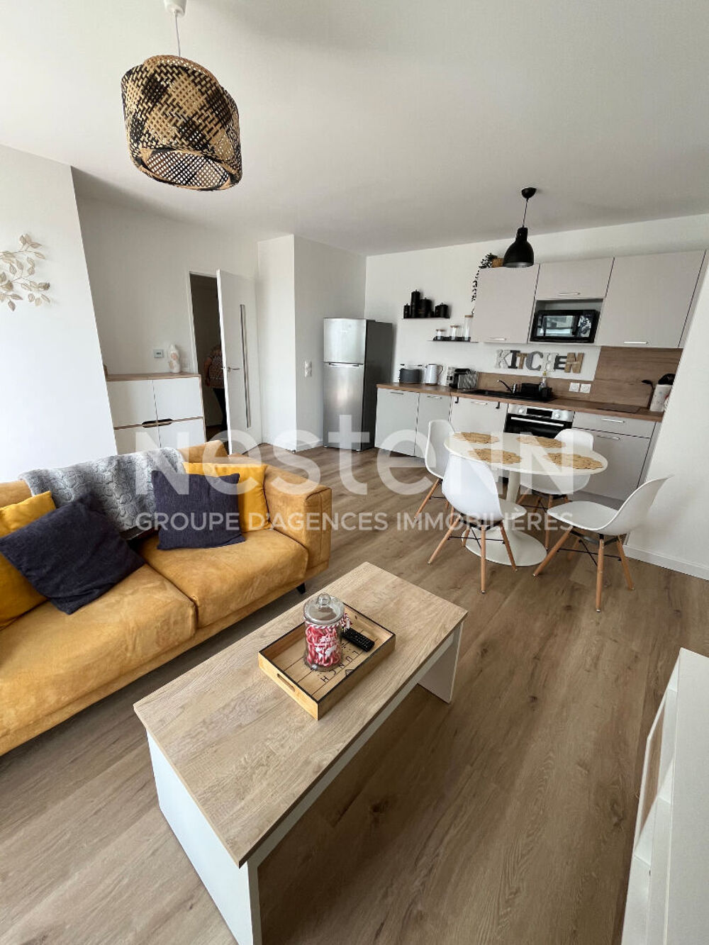 Location Appartement A louer, Vannes gare, appartement 2 pièces meublé 44.88 m2 avec parking Vannes