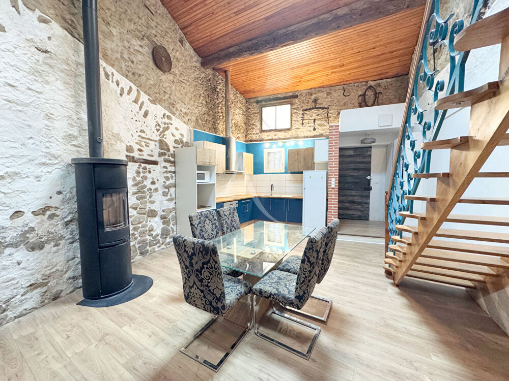 Vente Maison VINCA : Maison de ville 3 pièces - 87 m²  PIERRES APPARENTES ET CACHET DE L'ANCIEN !! Vinca