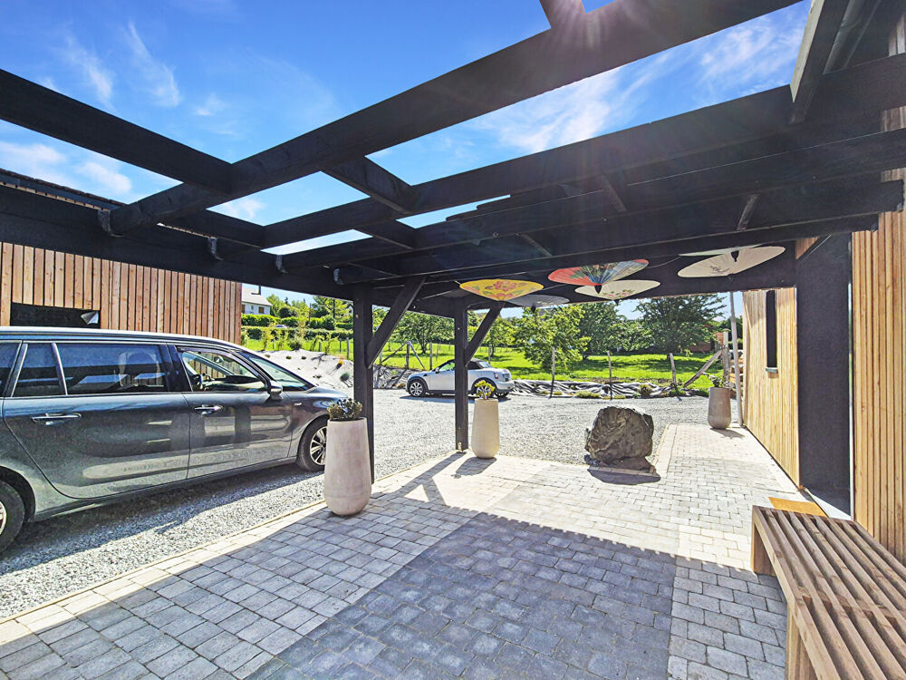CORRÈZE. Lagraulière. Superbe maison neuve de 4 chambres avec garage et terrain de 4 345 m². Vie au rez-de-chaussée !